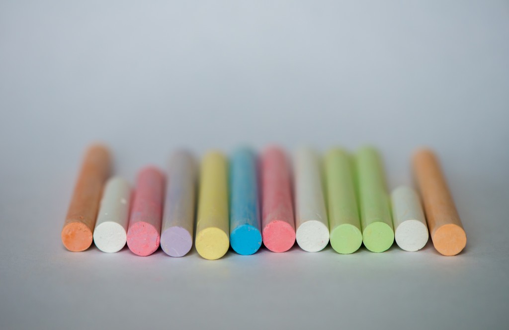 chalk sticks